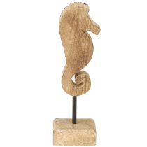 Product Seahorse decoration with pearls mango wood decoration maritime 20cm