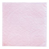 Product Napkins Pink Spring Ornaments Embossed 33x33cm 15pcs