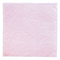 Product Napkins Pink Spring Ornaments Embossed 33x33cm 15 pcs