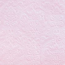 Product Napkins Pink Spring Ornaments Embossed 33x33cm 15 pcs