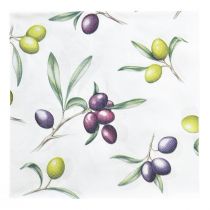 Product Napkins with olives summer table decoration 33x33cm 20 pcs