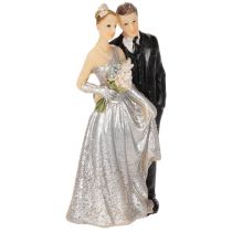 Product Silver wedding anniversary couple 10cm