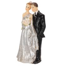 Product Silver wedding anniversary couple 10cm