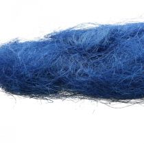 Sisal batting blue, natural fibers 300g