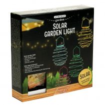 Product Solar garden light pink 22cm with 25 LEDs warm white