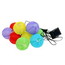 Product Solar lantern garland Multicoloured 10 Cool White LED 4.5m