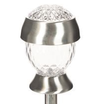 Product Set of 4 Solar Garden Globe Lights with Ground Spike, 36cm