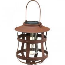 Decorative lamp, lamp for the garden, solar lantern warm white Ø15cm H18cm
