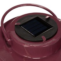 Product Lantern with leaf motif, solar powered, for atmospheric outdoor lighting, 25cm