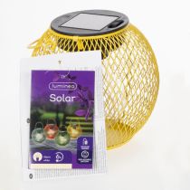 Product Solar lantern for garden and terrace in a modern design made of metal, 12cm