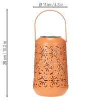 Product Solar lantern with floral design for romantic evenings in the garden, 26cm