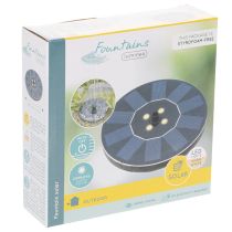 Product Solar pump for garden ponds, floating decorative water feature with LED, 16cm
