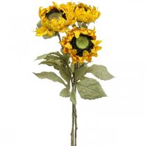 Artificial Sunflowers Sunflower Deco Drylook L60cm 3pcs