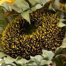 Product Artificial sunflower with realistic leaves and blossoms, 58cm, 3 pieces