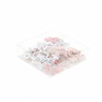 Product Scatter decoration angel pink/white 24 pcs