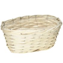 Product Chip basket wicker basket white washed natural 29×18×14cm