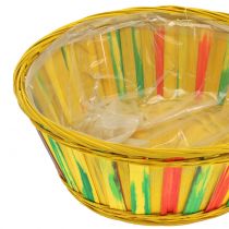Chip basket round colored Ø25cm 9pcs
