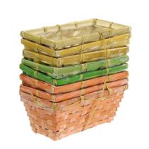 Product Chip basket set square multicolored 20/11cm 8 pcs