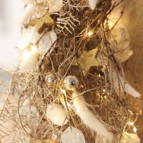 Product Mini Christmas Ball Cream, Beige Mirror Berries Ø20mm 140 pcs