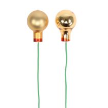 Product Mirror Berries Ø1.5cm Matt, Shiny Gold 140 pcs