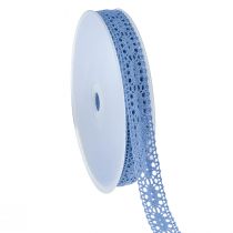 Product Lace ribbon jeans blue decorative ribbon jewelry ribbon W18mm L20m