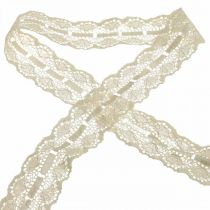 Lace ribbon lace border deco ribbon lace cream 25mm 15m