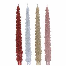 Tapered candles fir 30mm × 260mm 2pcs Different colors