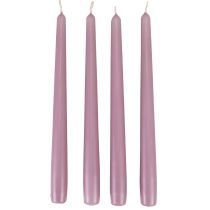 Product Tapered candles Wenzel candles lilac 250/23mm 12pcs