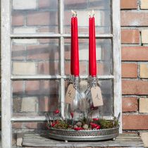 Product Tapered candles 250/23 ruby (12 pcs.)