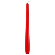 Taper candles 250/23 ruby (12pcs.)