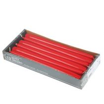 Taper candles 250/23 ruby (12pcs.)