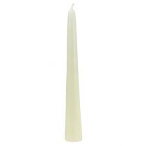 Pointed candle 300/40 wool white 8pcs