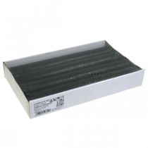 Product Taper candles colored anthracite candles 34×240mm 4 pcs