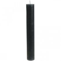 Product Taper candles colored anthracite candles 34×240mm 4 pcs