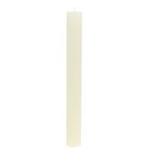 Product Taper candles solid-colored cream 34mm x 300mm 4pcs
