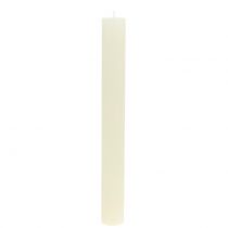 Product Taper candles colored cream 34mm x 300mm 4 pcs