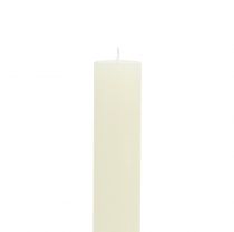 Product Taper candles solid-colored cream 34mm x 300mm 4pcs