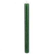 Product Taper candles colored candles dark green 21×240mm 12 pcs