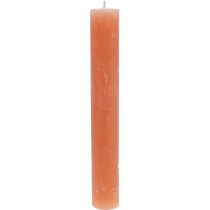 Product Candles colored through Orange Peach 34×240mm 4pcs
