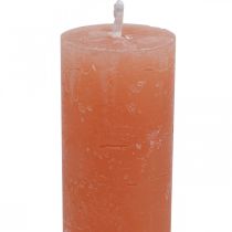 Product Candles colored through Orange Peach 34×240mm 4pcs