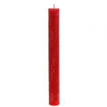 Product Taper Candles Solid Colored Red 34mm x 300mm 4 Pcs
