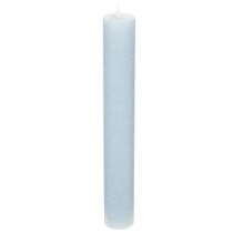 Product Blue taper candle for candlesticks and table decoration, 34x240mm, 4 pieces