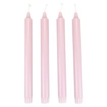 PURE Taper Candles Antique Pink Wenzel Candles Pink 250/23mm 4pcs