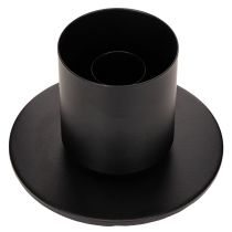 Product Taper candle holder with glass cylinder. Simple and timeless. 31cm