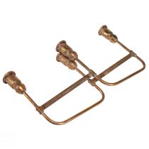 Product Antique Candle Holder For 4 Candles Gold 18×18cm H16.5cm