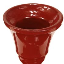 Product Metal candle holder red Ø8.5cm H7cm