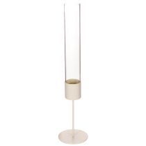 Product Modern 45cm glass cylinder candle holder