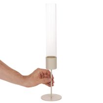 Product Modern 45cm glass cylinder candle holder