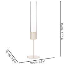 Product Modern 45cm glass cylinder candle holder