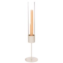Product Modern 45cm glass cylinder candle holder